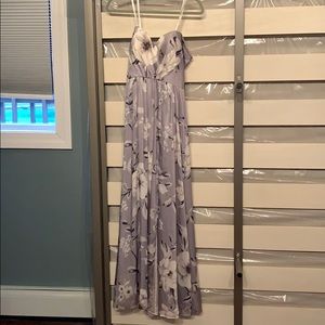 Long  Floral Bariano Dress (medium)